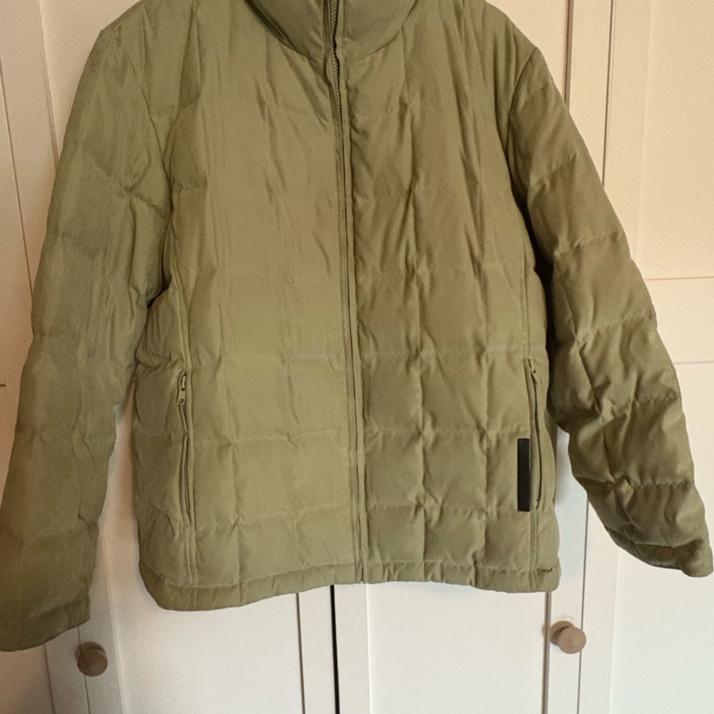 Liz Claiborne Olive Puffer Jacket
